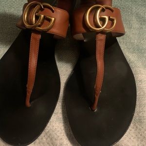 Authentic Gucci Thong Sandals